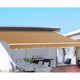 Instahut Retractable Folding Arm Awning Motorised Sunshade 4Mx3M Beige - Mekamart Australia