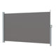 Instahut Side Awning Sun Shade Outdoor Retractable Privacy Screen 2X3M Grey - Mekamart Australia