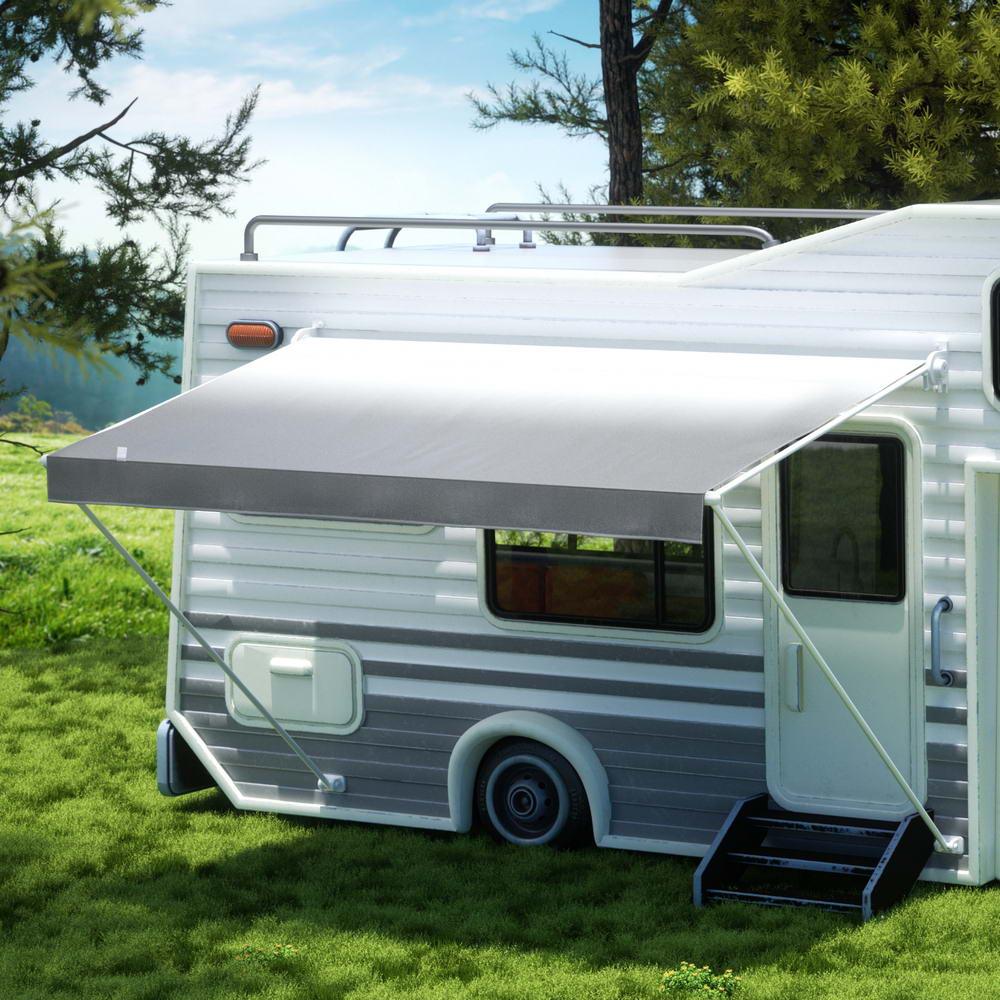 Weisshorn 12ft Caravan Awning RV Replacement Fabric 3.40M x 2.42M - Mekamart Australia