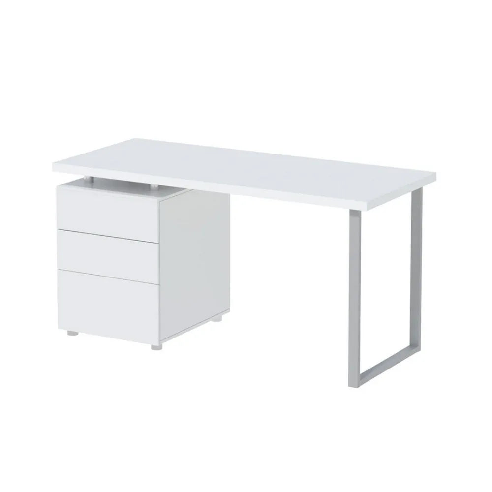 Artiss Computer Desk Drawer White 140CM - Mekamart Australia