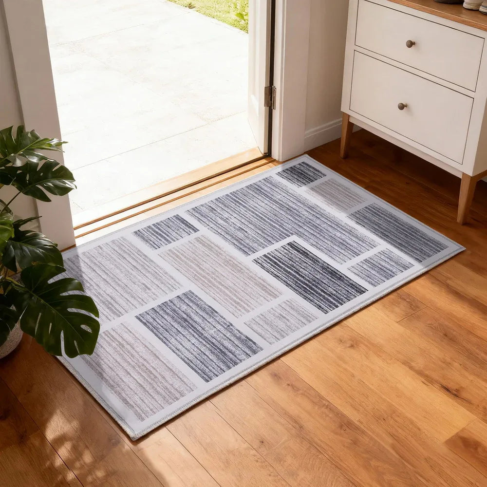 Artiss Floor Rug 50X80cm Doormat Soft Velvet Non-Slip Bath Mat Small Modern - Mekamart Australia