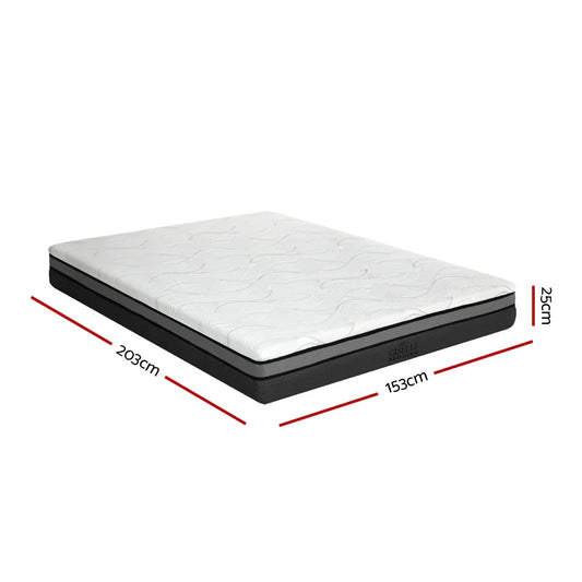 Giselle Bedding Memory Foam Mattress Bed Cool Gel Non Spring 25cm Queen - Mekamart Australia