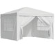 Instahut Gazebo 3x3 Pop Up Marquee Folding Tent Wedding Gazebos Camping Outdoor Canopy White - Mekamart Australia