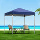 Instahut Gazebo 2x2m Outdoor Patio Garden Marquee Shade Blue - Mekamart Australia