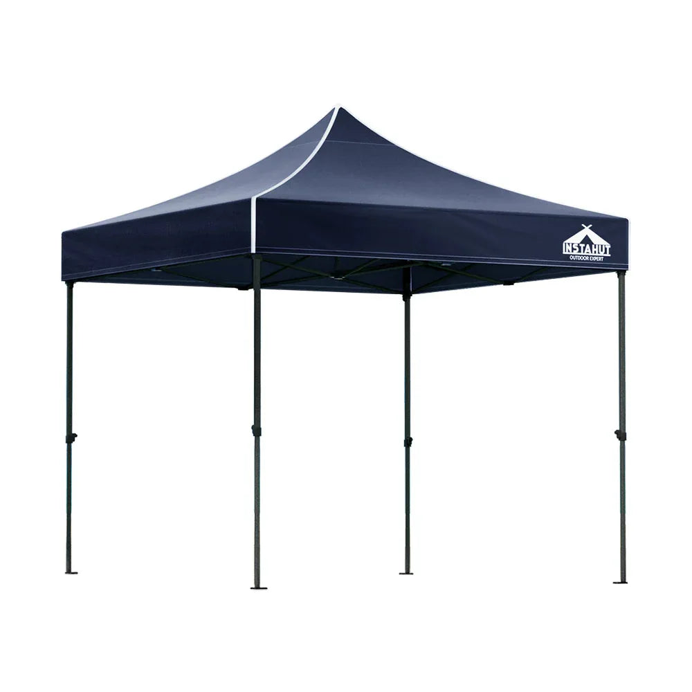 Instahut Gazebo Pop Up Marquee 3x3m Folding Tent Wedding Outdoor Camping Canopy Gazebos Shade Navy - Mekamart Australia