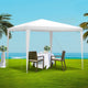 Instahut Gazebo 3x3m Wedding Party Marquee Tent Outdoor Event Camping Canopy Shade White - Mekamart Australia