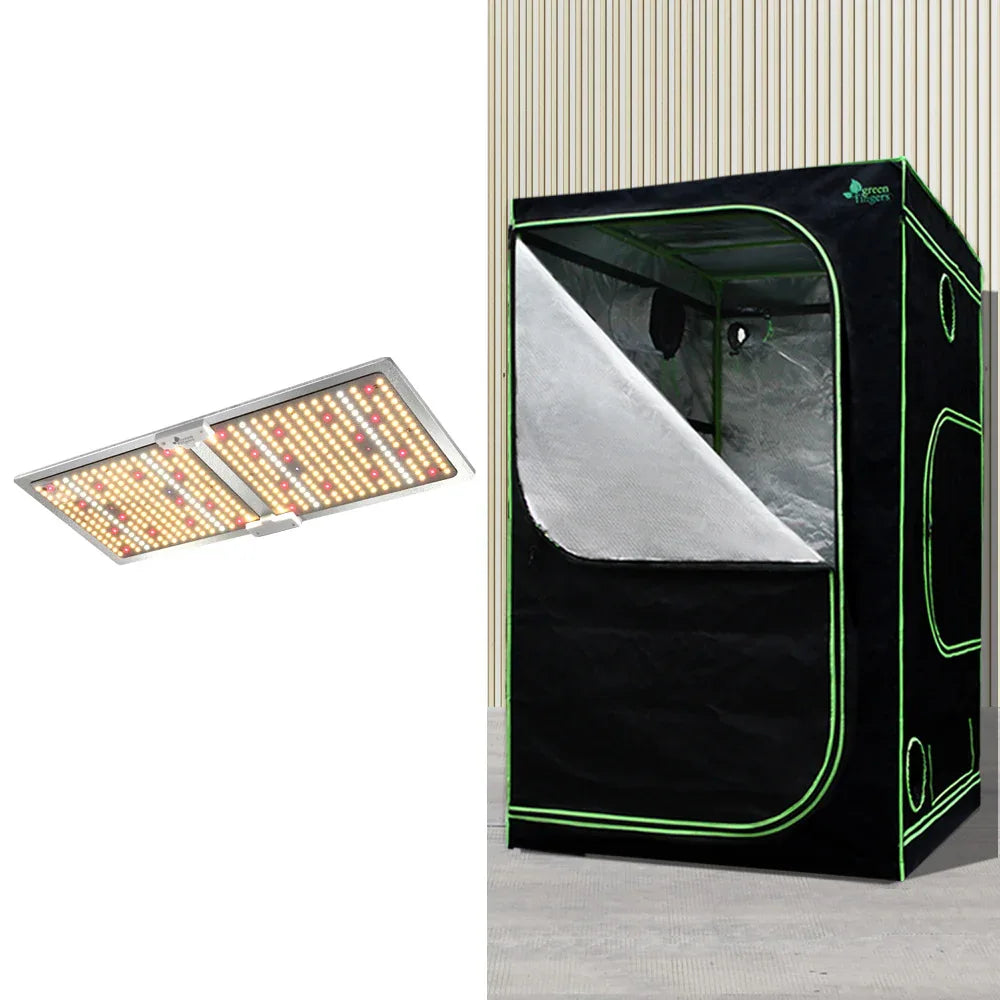Green Fingers Grow Tent Light Kit 100x100x200CM 2200W LED Full Spectrum - Mekamart Australia
