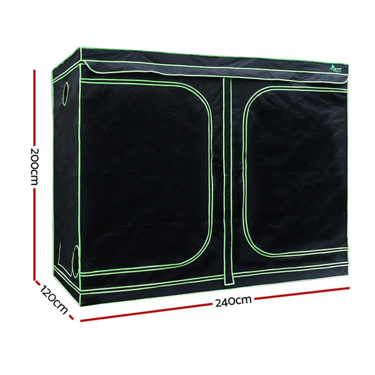 Green Fingers Grow Tent Light Kit 240x120x200CM 2000W LED 6" Vent Fan,Green Fingers Grow Tent Light Kit LED 2000W Full Spectrum 6" Vent 240x120x200CM - Mekamart Australia