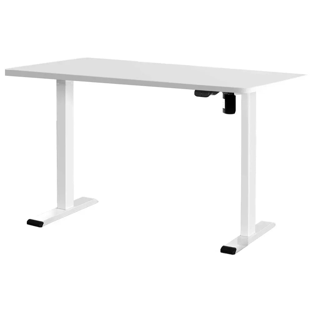 Artiss Standing Desk Motorised Sit Stand Desks White 140CM - Mekamart Australia