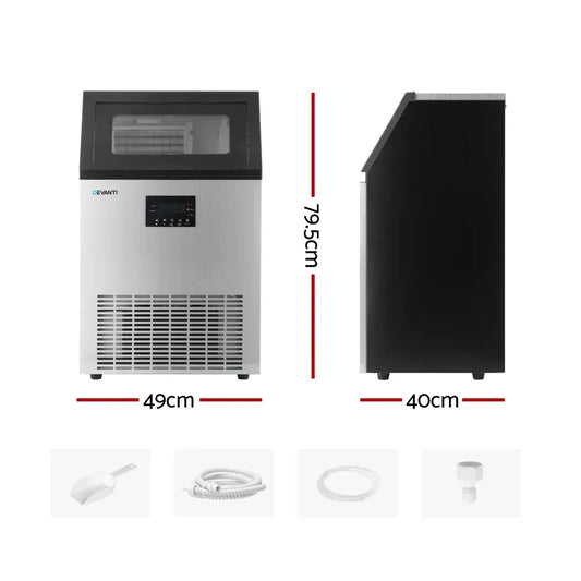 Devanti 45kg Ice Maker Commercial Machine - Mekamart Australia