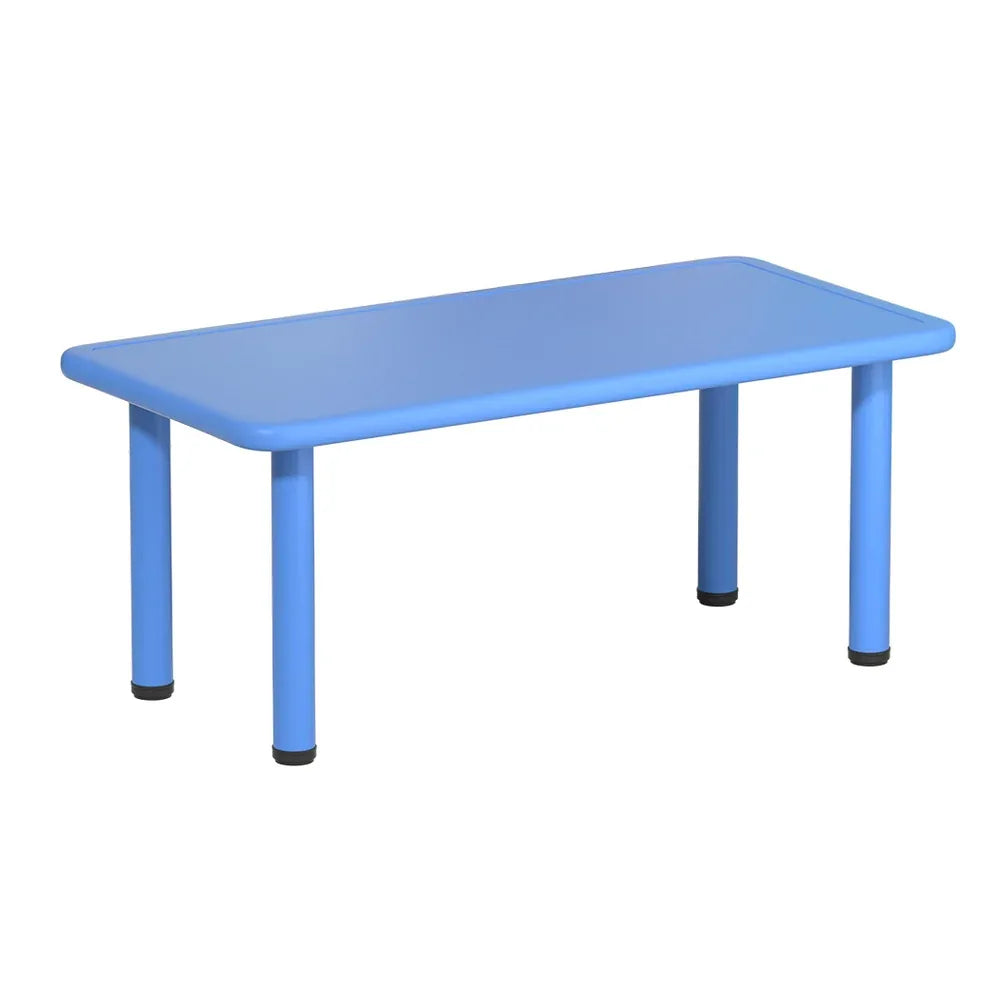 Keezi Kids Table Plastic Square Activity Study Desk 60X120CM - Mekamart Australia