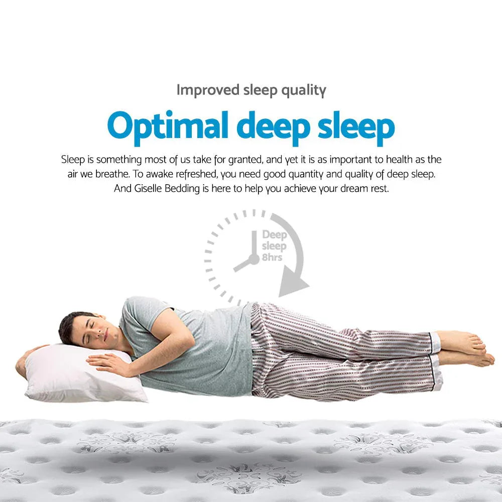 Giselle Bedding 34cm Mattress Cool Gel Memory Foam King - Mekamart Australia