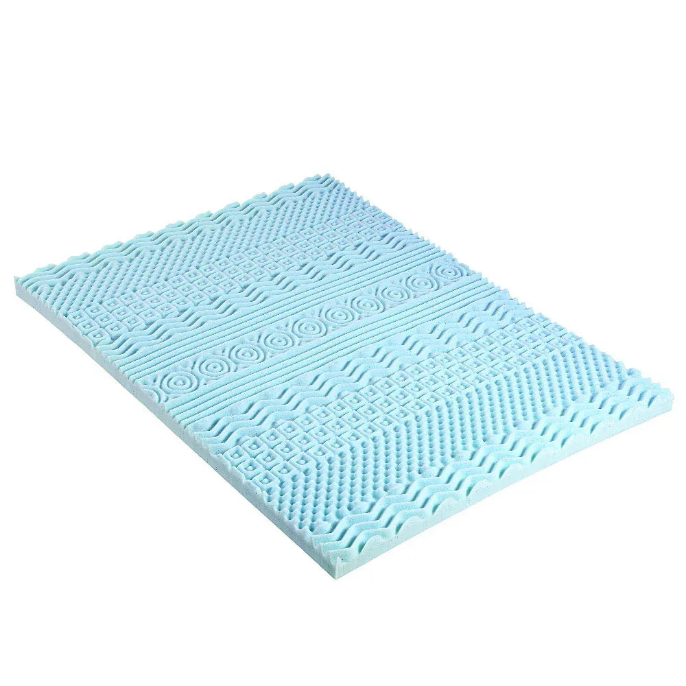Giselle Bedding Memory Foam Mattress Topper 11-Zone 8cm King - Mekamart Australia
