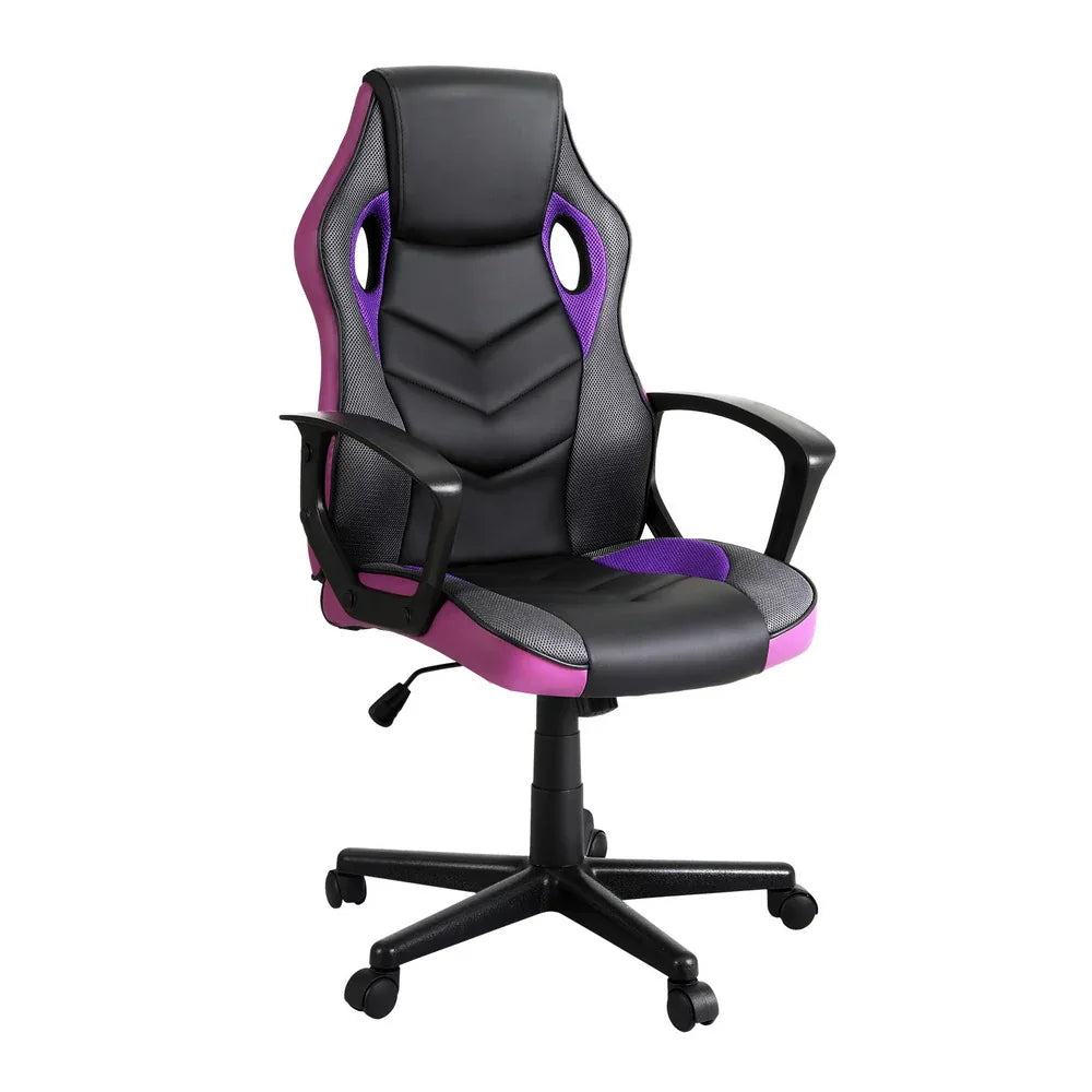Artiss Gaming Office Chair Computer Chairs Purple - Mekamart Australia