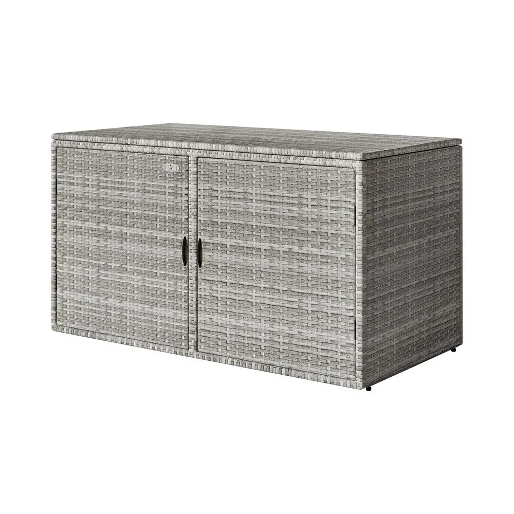 Gardeon Outdoor Storage Cabinet Box Deck Wicker Shelf Chest Garden Shed Tools - Mekamart Australia