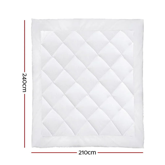 Giselle Bedding 400GSM Microfibre Bamboo Quilt King - Mekamart Australia