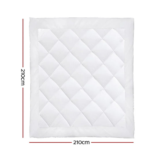 Giselle Bedding 400GSM Microfibre Bamboo Quilt Queen - Mekamart Australia