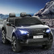 Kids Electric Ride On Car Land Rover Licensed Toy Cars Remote 12V Battery Black - Mekamart Australia