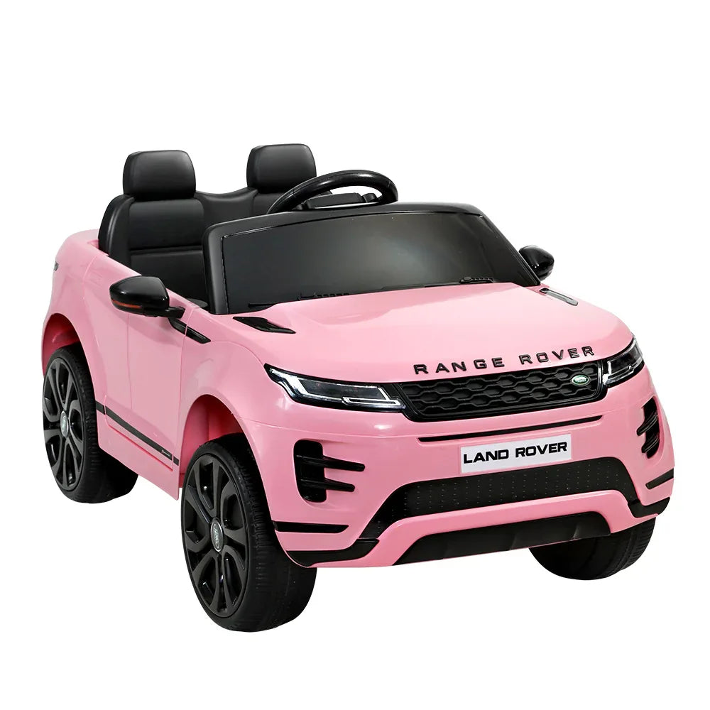 Kids Electric Ride On Car Land Rover Licensed Toy Cars Remote 12V Battery Pink - Mekamart Australia