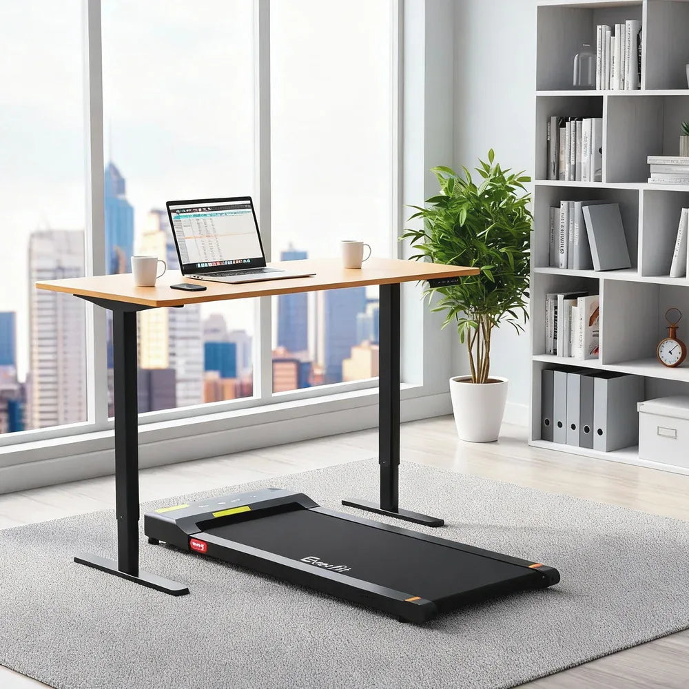 Artiss Electric Treadmill with 120cm Automatic Standing Desk Walking Pad 400mm - Mekamart Australia