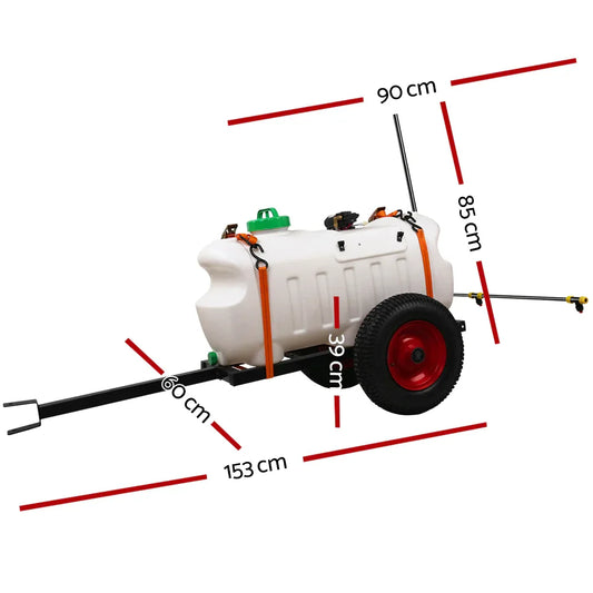 Giantz Weed Sprayer 100L Trailer 1.5M Boom Garden Spray - Mekamart Australia