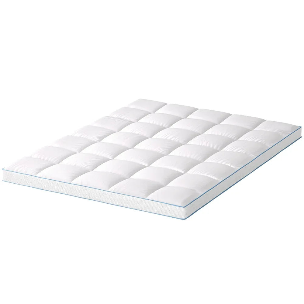 Giselle Bedding Mattress Topper Pillowtop Bamboo 10cm Queen - Mekamart Australia