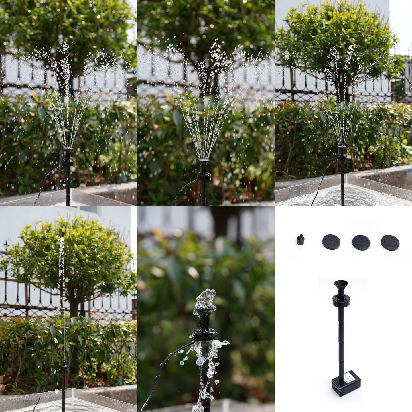 Samland 6V 200LPH Solar Pump with Battery Backup Panel for Small Pond Fountain Feature - Mekamart Australia