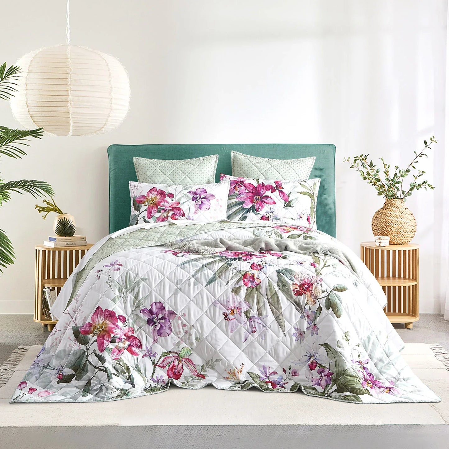 Kashmir Quilted Reversible Queen/King Coverlet Set by Renee Taylor - Mekamart Australia