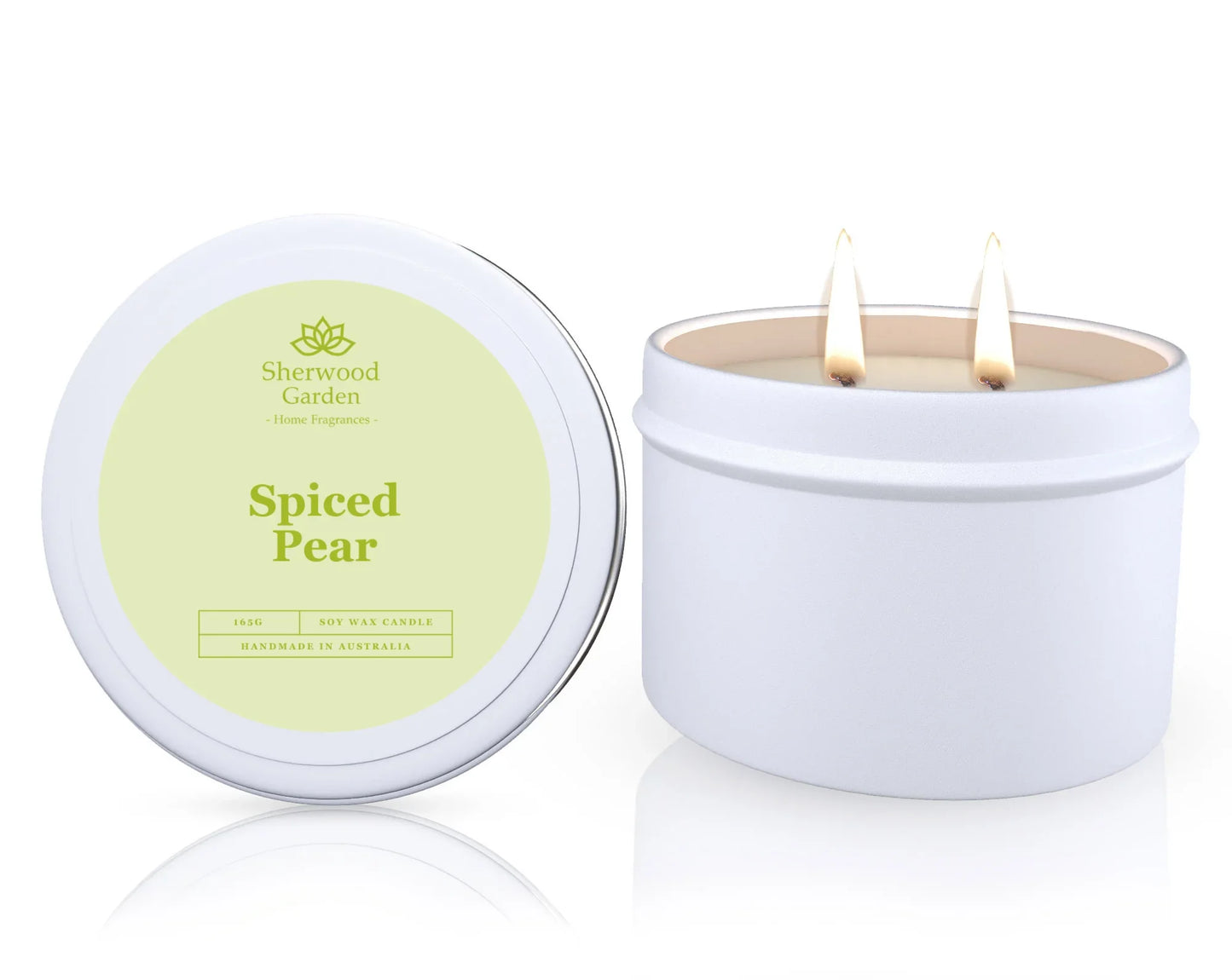 Spiced Pear Soy Candle Tin 165g - Mekamart Australia