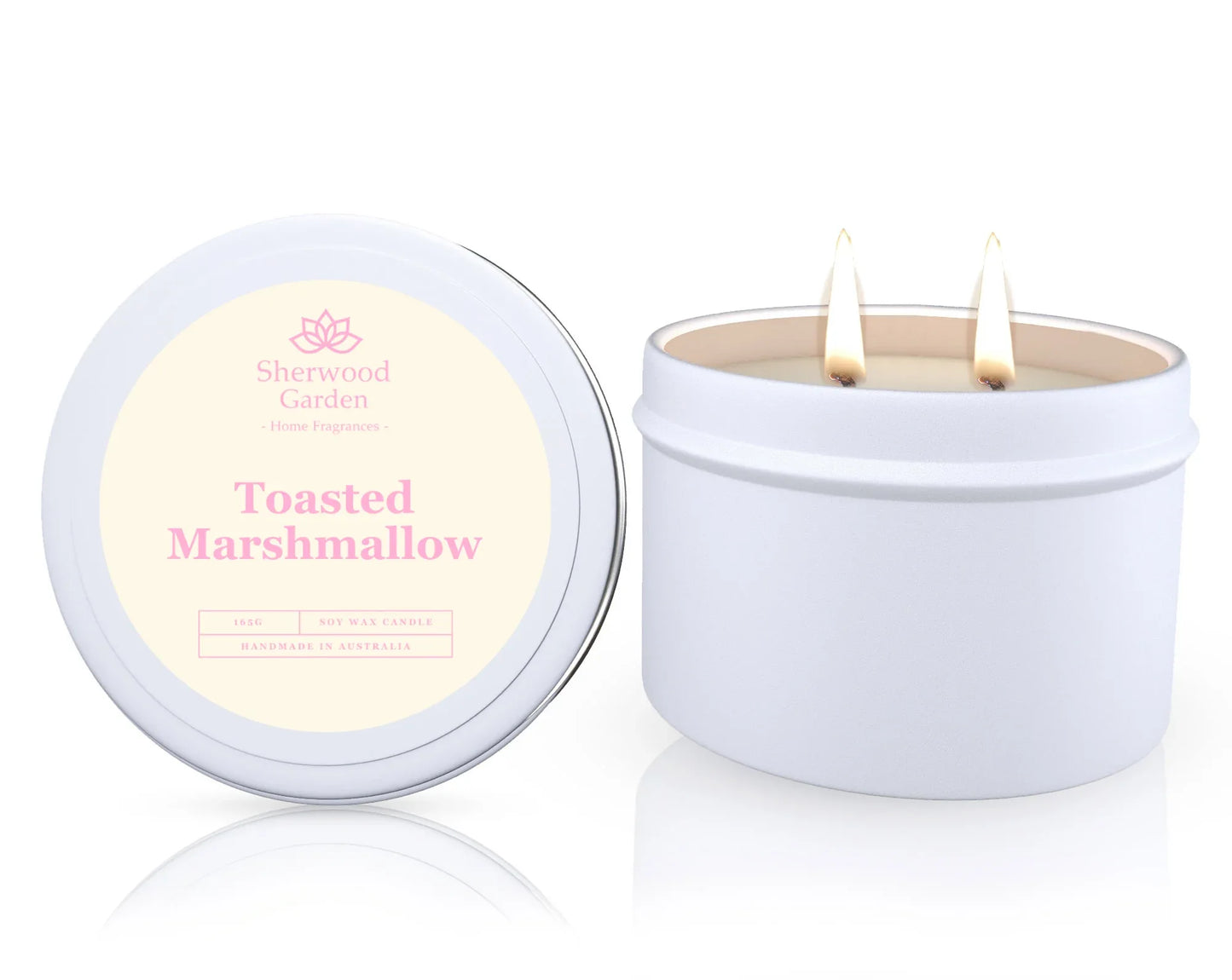 Toasted Marshmallow Soy Candle Tin 165g - Mekamart Australia