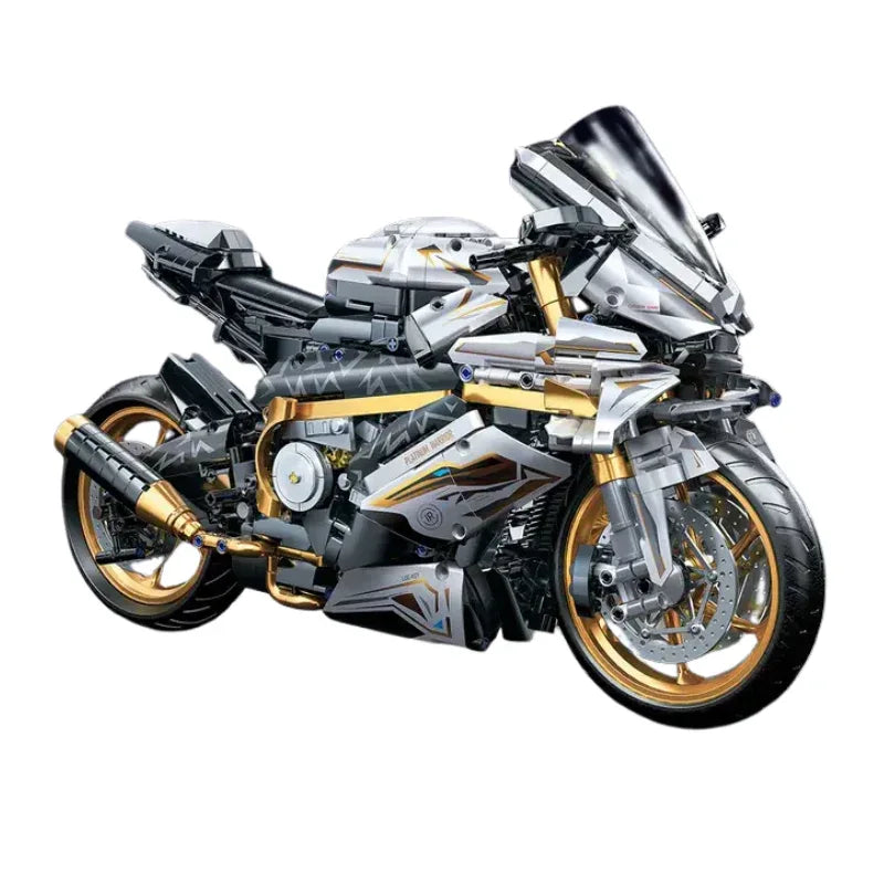 Motorcycle Blocks Model for Teens & Adults - Mekamart Australia
