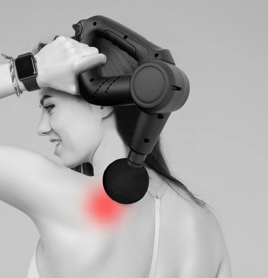 FitSmart Pro Vibration Therapy Massage Device Black And White - Mekamart Australia
