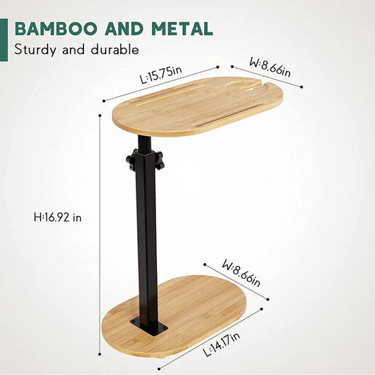 Sofa Side End Table 8.66W 14.17L Laptop Bed Desk - Mekamart Australia