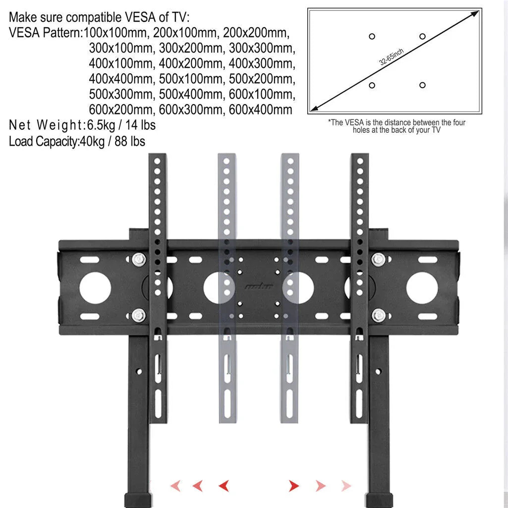 TV Stand Base Mount Bracket Swivel for 32-65 LED LCD Screen - Mekamart Australia