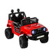 Jeep Inspired Remote Controlled Ride-on Electric Car (Red) - Mekamart Australia