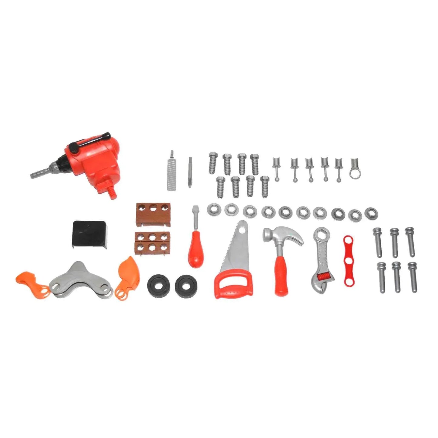 Children's Tool Workbench Playset w/ Toy Tools & Accessories - Mekamart Australia