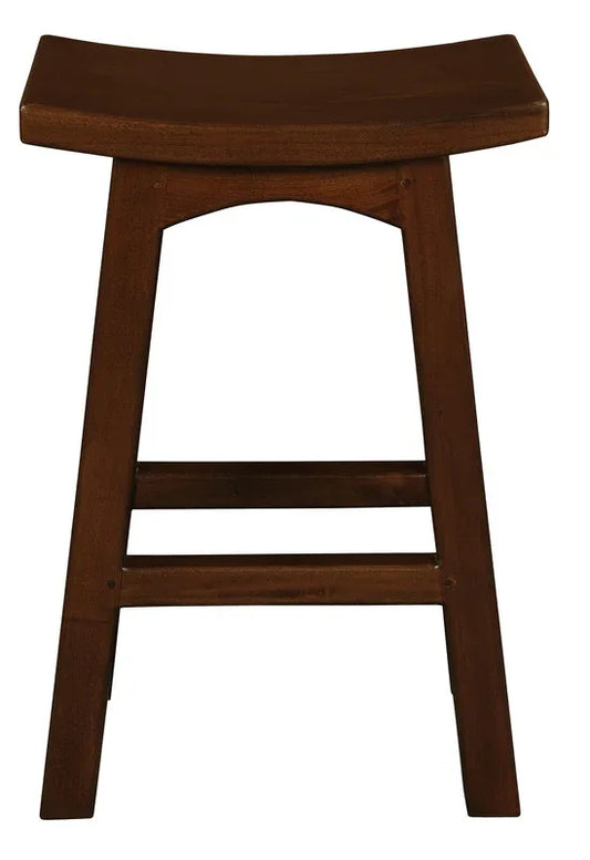 Tokyo Timber Kitchen Counter Stool (Mahogany) - Mekamart Australia