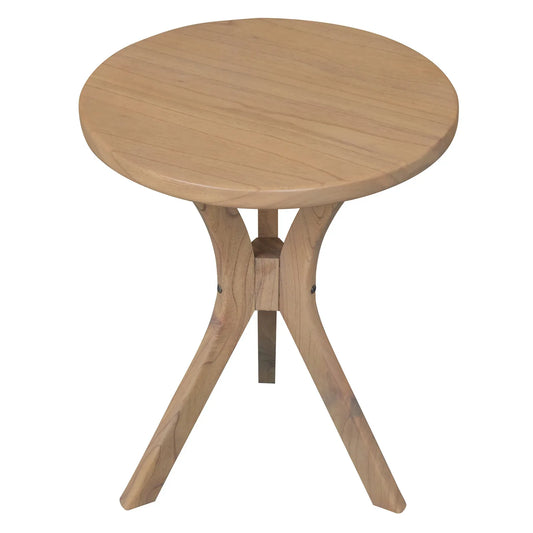 Gatsby Round Side Table - Large (Natural) - Mekamart Australia