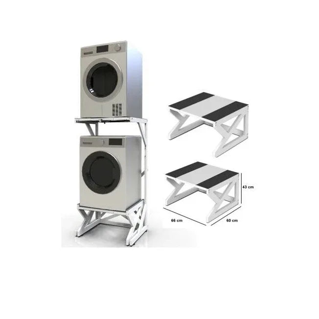Washing Machine Pedestal Raiser Laundry Dryer Stand Base Holder 120kg Anti Slip - Mekamart Australia