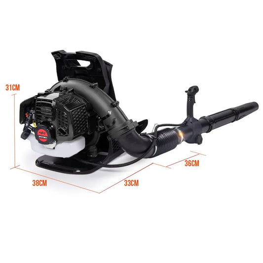 MTM 65CC Petrol Backpack Leaf Blower - Commercial 2 Stroke Garden Yard Tool Back - Mekamart Australia