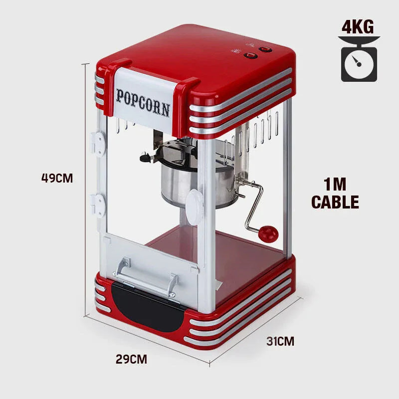 EuroChef Popcorn Machine - Popper Popping Classic Cooker Microwave - Mekamart Australia