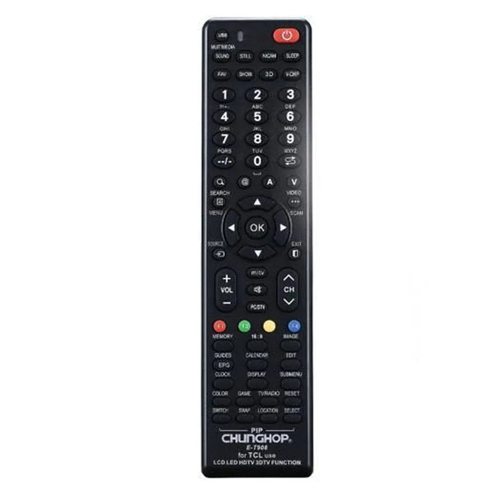 Chunghop Universal TV Remote Control Compatible with TCL LCD Smart HD Plasma - Mekamart Australia