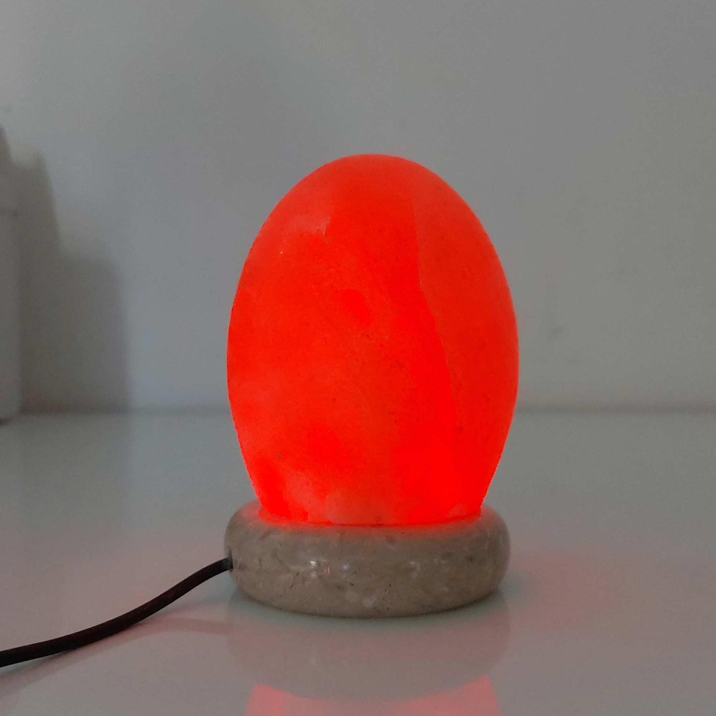 USB Colour Changing Egg Shape Himalayan Pink Salt Lamp Color Change LED Light - Mekamart Australia