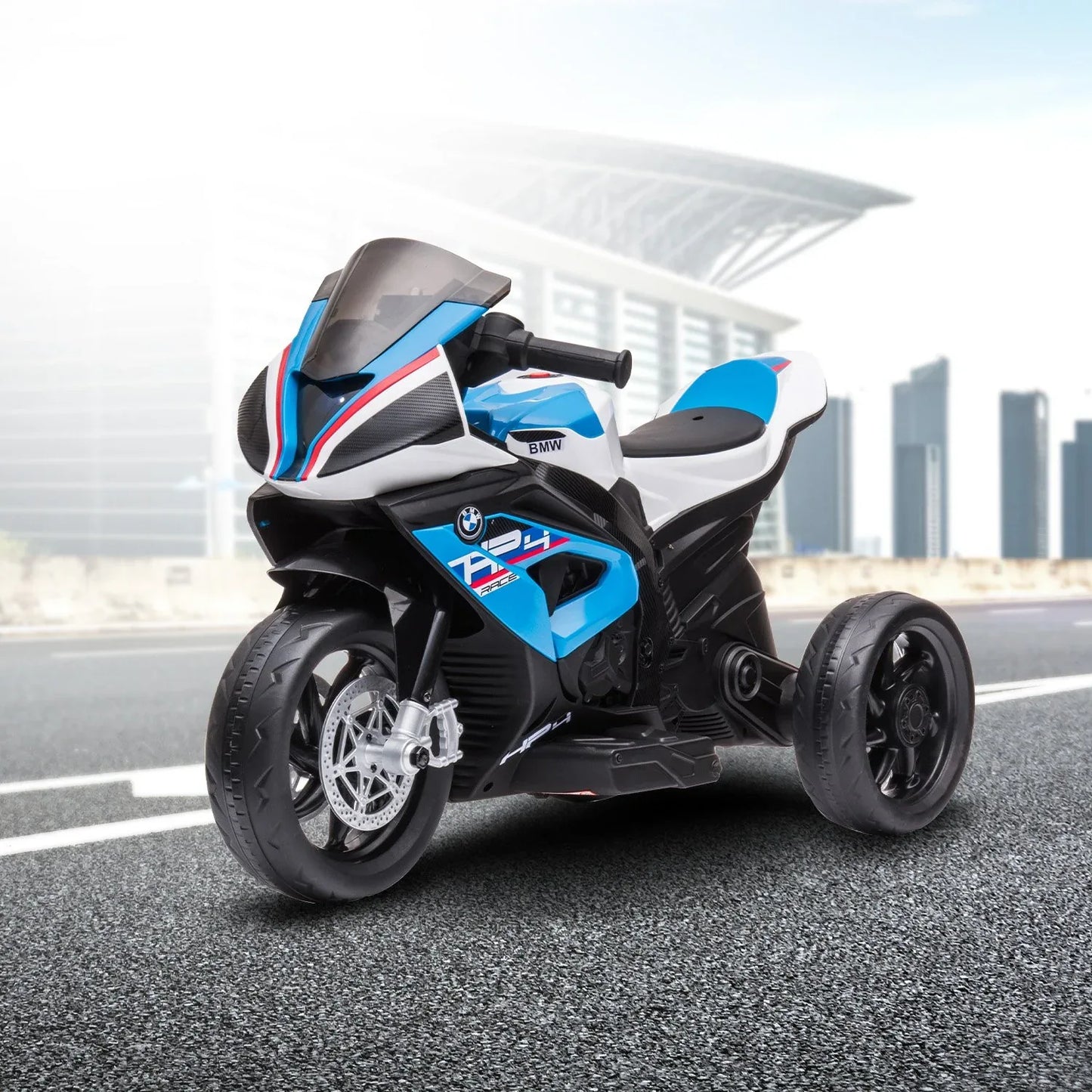 Kahuna Bmw Hp4 Race Kids Ride-on Motorbike In Blue - Mekamart Australia