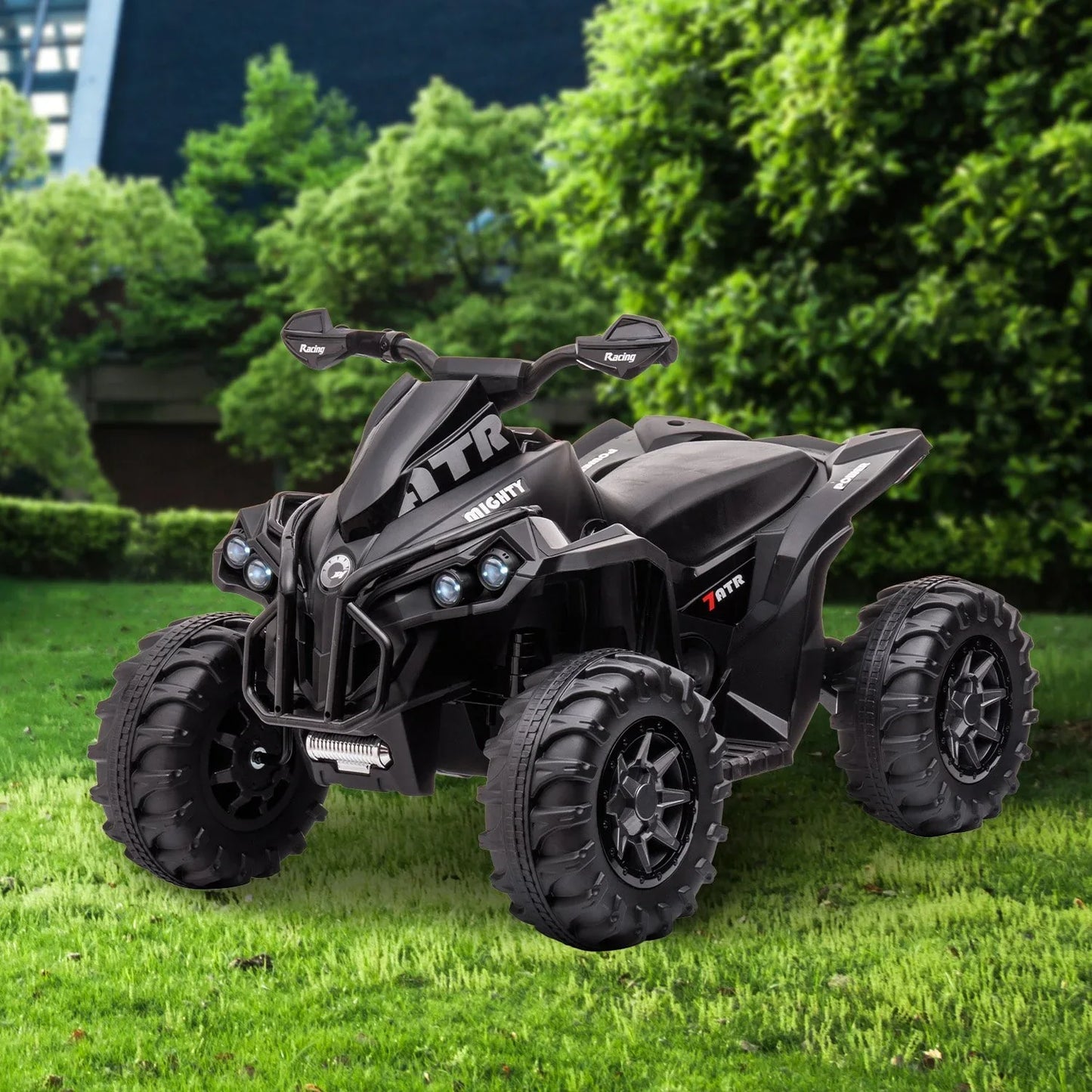 Kahuna GTS99 Kids Electric Ride On Quad Bike Toy ATV 50W - Black - Mekamart Australia