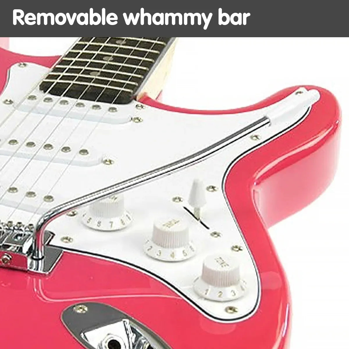 Karrera 39in Electric Guitar - Pink - Mekamart Australia