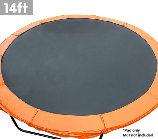 Kahuna 14ft Trampoline Replacement Pad Round - Orange - Mekamart Australia