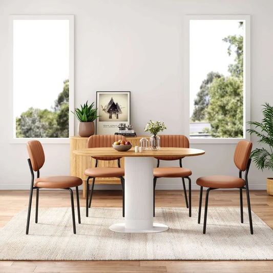 Tan Temptation Chair Duo - Mekamart Australia