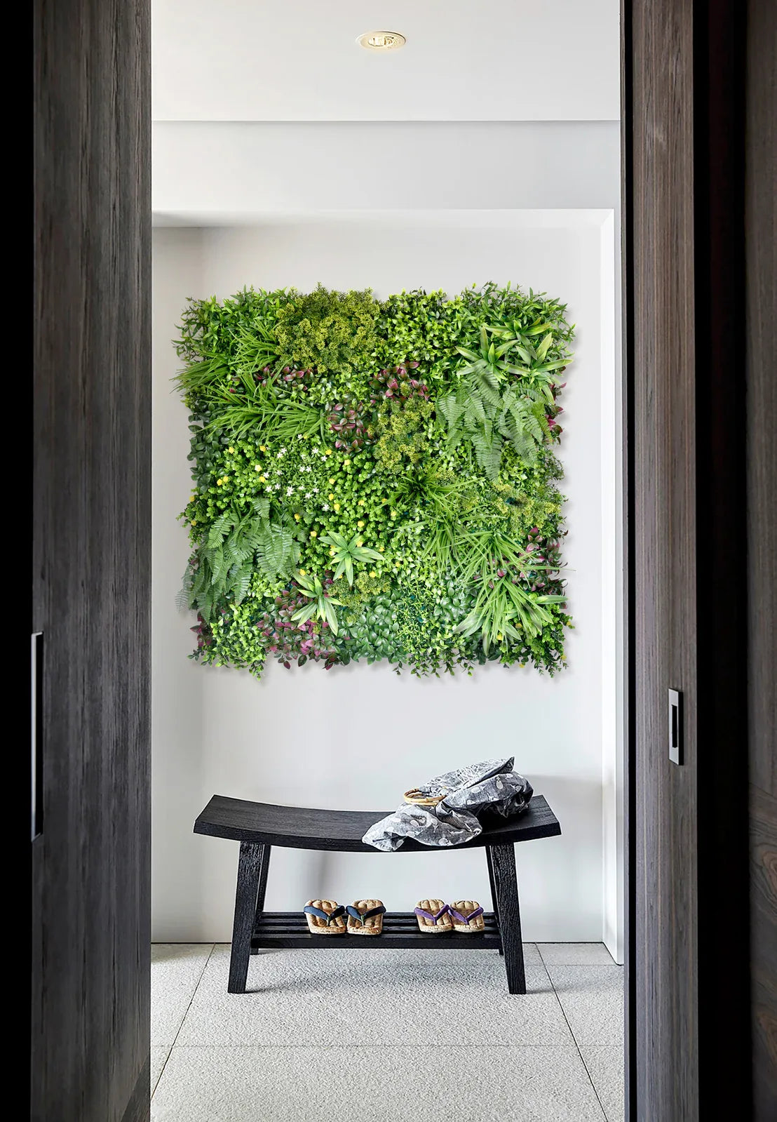 YES4HOMES 1 SQM Artificial Plant Wall Grass Panels Vertical Garden Foliage Tile Fence 1X1M - Mekamart Australia