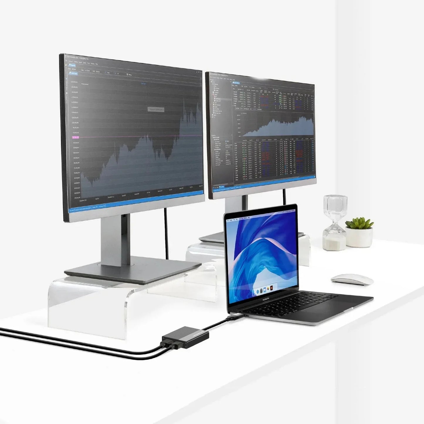 Simplecom DA369 USB 3.0 or USB-C to Dual 4K HDMI 2.0 Display Adapter for 2x 4K@60Hz Extended Screens - Mekamart Australia
